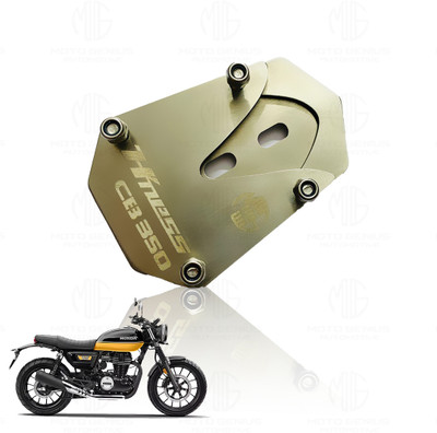 Moto Genius Side Stand Extender for Honda Hness CB 350 | Heavy-Duty Support Bike Side Stand