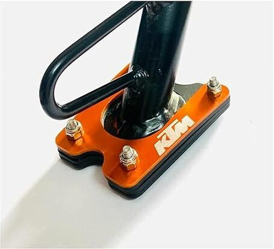 SGTB Side Stand Extender for KTM RC Duke 125 200 250 390 Orange & Black Color Bike Crash Guard