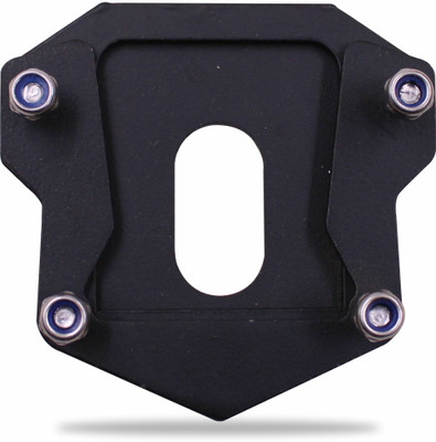ASRYD Brushed Stainless Steel Side Stand Extender for Royal Enfield Hunter 350 Bike Side Stand