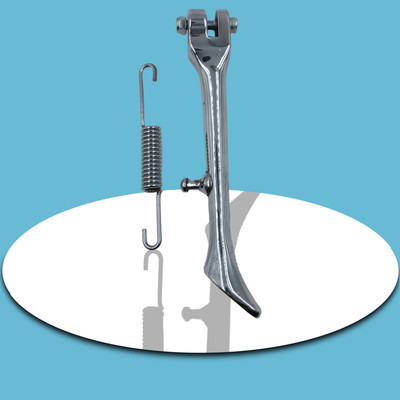 Moterix ROYAL ENFIELD BS4 CLASSIC,ELECTRA'STANDARD SIDE STAND STEEL HEAVY MATERIAL Bike Side Stand