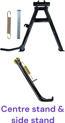 SAM Centre & side stand combo for all splendor model Bike Centre Stand