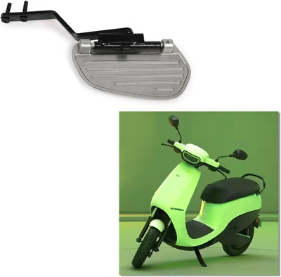 Grandbiker Footrest Stand Compatible for Scooter Ola Electric S1 Air Foot Rest(Black, Silver)