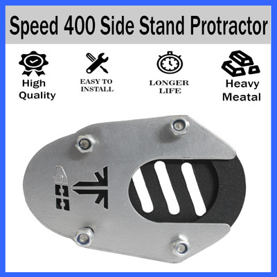 ASRYD Heavy Quality Motorcycle Side Stand Extender For Triumph Speed 400 Bike Side Stand