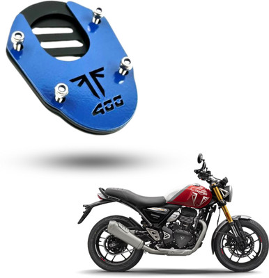 PHANTOM Strong Built Side Stand Extender for Triumph Speed 400 Bike (BLUE) Bike Side Stand