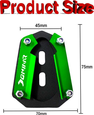 ASRYD Bajaj Dominar 250/400 Heavy Quality Side Stand Extender Bike Side Stand