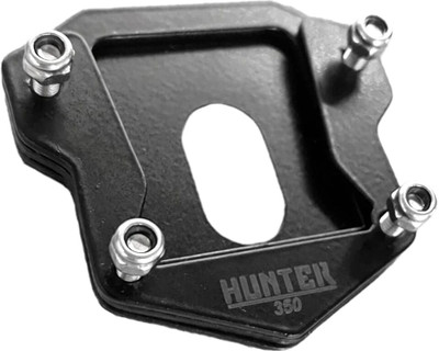 MILACHIN Hunter Stainless Steel Side Stand Extender Pad Compatible Base Extension Bike Side Stand