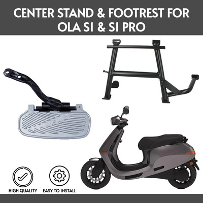 ZRIDE Heavy Quality Center Stand With Ladies Foot Rest For Ola S1 & S1 Pro Scooter Bike Centre Stand