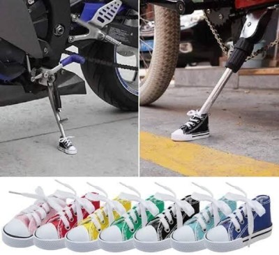 Shreeji Accessorie Side Stand Canvas Shoes Side Stand Bicycle Kickstand Stand Pad Foot Cover Bike Side Stand