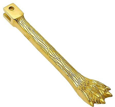 DOLSHACOB Bottom Left lion Paw Stand for Bullet Bikes (Gold) Bike Side Stand
