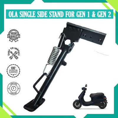 DAZZRIDE Black Ola Gen 1 and Gen 2 Side Stand With Sensor S1 Pro S1 Air / S1 X |S1 X Plus Bike Side Stand