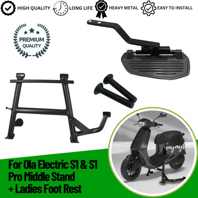 SRPHERE CMO6 (OLA S1/S1 PRO Ladies Foot Rest And Heavy Quality Center Stand Bike Centre Stand