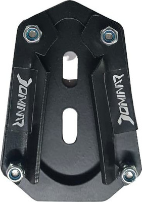 Deviant Buzz Side Stand Extender For Dominar 250 & 400 Supports Bike (Black Pack of 1) Bike Side Stand