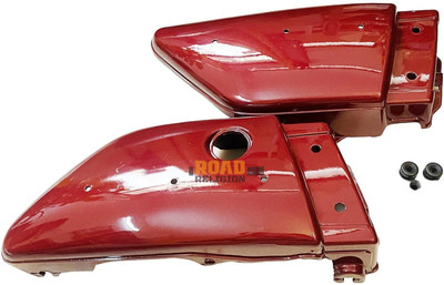road religion Side Panel with Rubber Fittings compatible with Yamaha Bike Silencer Rubber