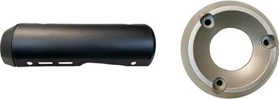 road religion Heavy-Duty Combo Silencer Plate & Silencer Cap for Yamaha R15 V1 Bike Silencer Rubber