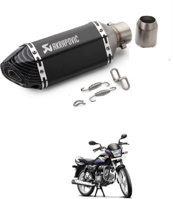 LOVMOTO Bike silencer cf Hero Splendor Pro Slip-on Exhaust System(Aluminum)
