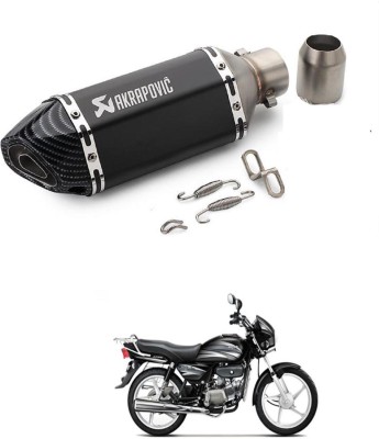 LOVMOTO Bike silencer cf Hero Splendor Plus Slip-on Exhaust System(Aluminum)