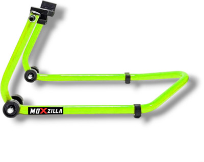 MOXZILLA Universal Paddock Stand Fluorescent Green Suitable for All Bikes Bike Storage Stand(Floor Mount)