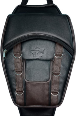 Uniware Meteor 350 Fireball/Stellar/Supernova Mobile Pocket Leather Tank Cover Strap Royal Enfield Meteor 350 Bike Tank Cover(25 L)