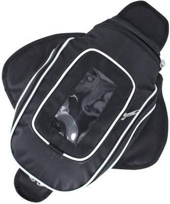 Golden Fox Golden Fox Two wheeler Magnet fuel Tank Bag Saddler bag For All Bikes One-side Multicolor Fabric Motorbike Saddlebag(2 L)