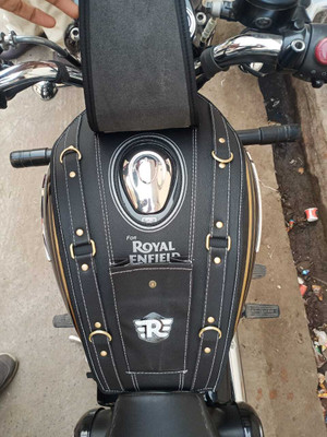 SPIRETON for royal enfield petrol tank cover Strap Royal Enfield Classic, Strap Royal Enfield Classic, Classic 350, Classic 500, Electra, Classic Desert Storm Bike Tank Cover