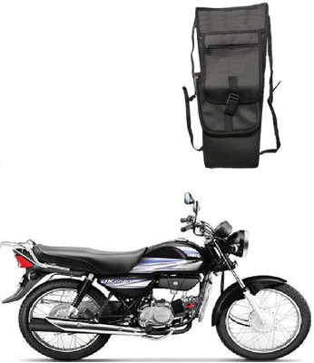 ASESOMECREATION TCP Plain Black Tank Cover Plain-33 Strap Yamaha R15 Bike Tank Cover