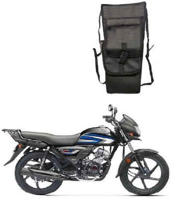 ASESOMECREATION TCP Plain Black Tank Cover Plain-46 Strap Honda Universal For Bike Bike Tank Cover
