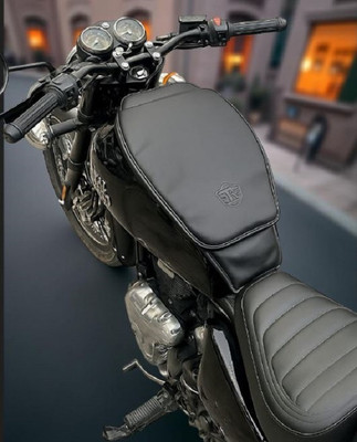 famus Premium Leatherette Fuel Tank Cover for Bikes – Durable & Waterproof Strap Bajaj, Royal Enfield Universal For Bike Bike Tank Cover