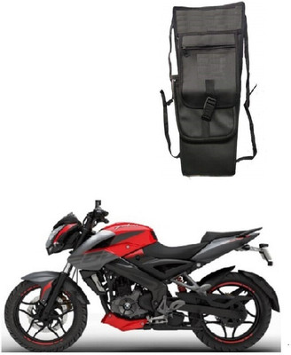 ASESOMECREATION TCP Plain Black Tank Cover Plain-39 Strap Bajaj Universal For Bike Bike Tank Cover