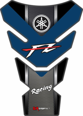 S.R Grafix FZ Blue Bike Tank Pad