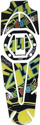 SanoxGragfixs Pulsar Tank Pad For Ns200,Ns160 (red) Bike Tank Pad