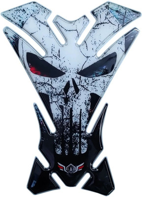 Automopix A_SR A22 WHT GHOST TP 22 Bike Tank Pad