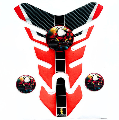 Raumah AutofyGrafix EAGLE BIKE TANK PAD FIT FOR ALL BIKE/ SPORTY LOOK Bike Tank Pad