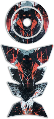 Automopix NEW_FireZoneS Bike Tank Pad