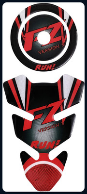 Automopix NEW_FZ_09 COMBO Bike Tank Pad