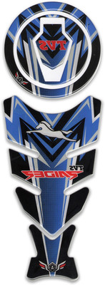 Automopix A_AM RiderRed1 Bike Tank Pad