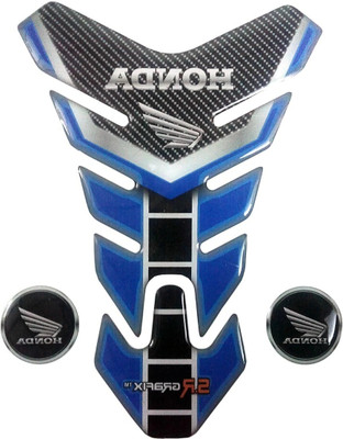 Automopix A_Honda_bike_bl Bike Tank Pad