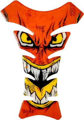 Automopix Rd Skull Eyes TP Bike Tank Pad