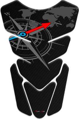 Badal Auto Compass Style Tank Pad Bike Tank Pad