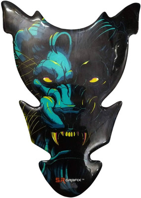 SRGrafixs Lion Universal Tank Pad Sticker, Pack of 1 Bike Tank Pad