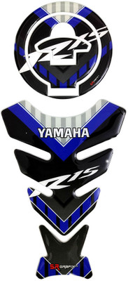 Zardosishop R15 Line y Blue Bike Tank Pad