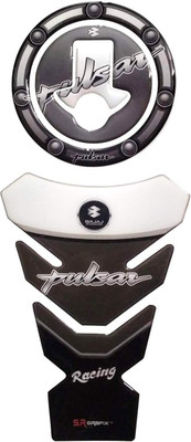 Automopix wht pulsar Bike Tank Pad
