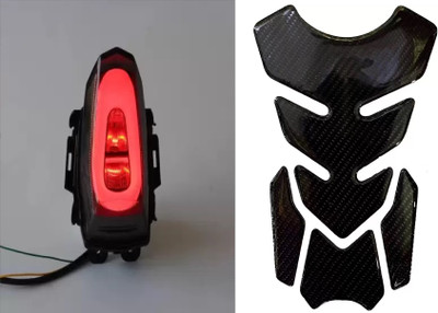 acube mart Tank Pad 7D 7DCF-1 stickers+TAIL lamp FOR YAMAHA R15 V3 R15 v4 R15M 2022 red Bike Tank Pad