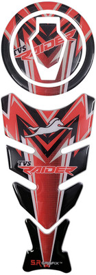 S.R Grafix Raider red Bike Tank Pad