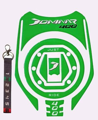 A1GRAPHIX Compatible Tank Pad combo Bajaj Dominar 400 + Keyring B Bike Tank Pad
