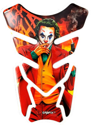 S.R Grafix Fire Joker TP Bike Tank Pad