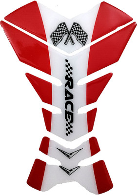 Automopix Race TP RED Bike Tank Pad