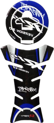 Automopix A_R15_V3_Blackblue Bike Tank Pad