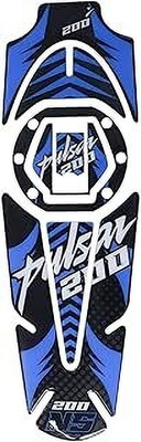 SanoxGrafixs Pulsar Tank Pad For Ns200,Ns160 (Drak Black ) Bike Tank Pad