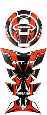 Zardosishop MT-I5 Blk Red Bike Tank Pad