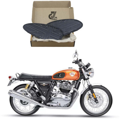 G-GANRAZO Perforated Combo Headlight X & Handgrip Straps Compatible with Interceptor 650 Bike Tank Pad